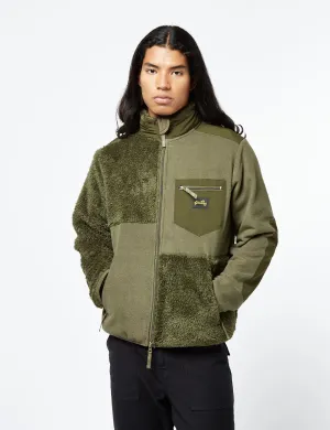 Best-Selling Stan Ray Patchwork Fleece Jacket - Olive Green  Almost Sold Out!