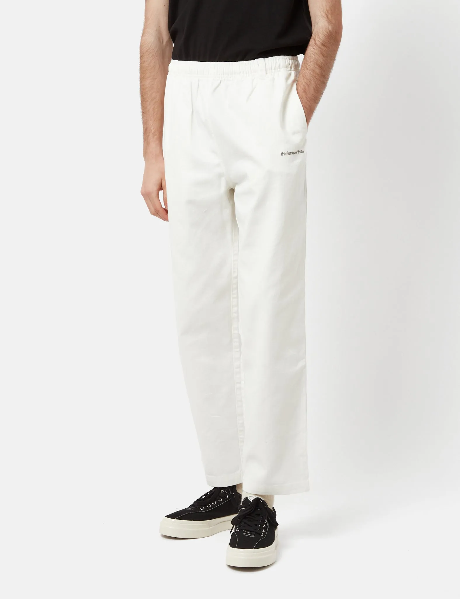 Best-Selling Thisisneverthat Easy Pant (Relaxed) - Cream  Almost Sold Out!