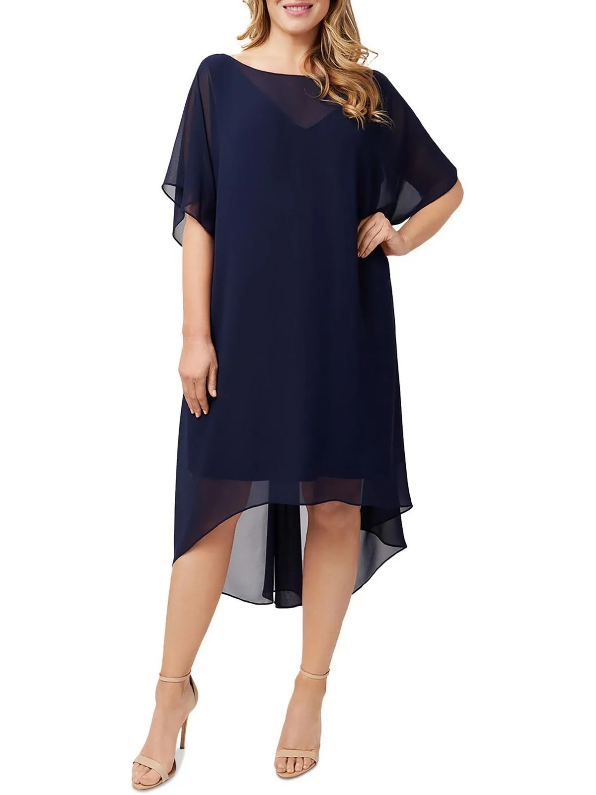 Best-Selling Womens Chiffon Overlay Cocktail Dress  Limited Stock!