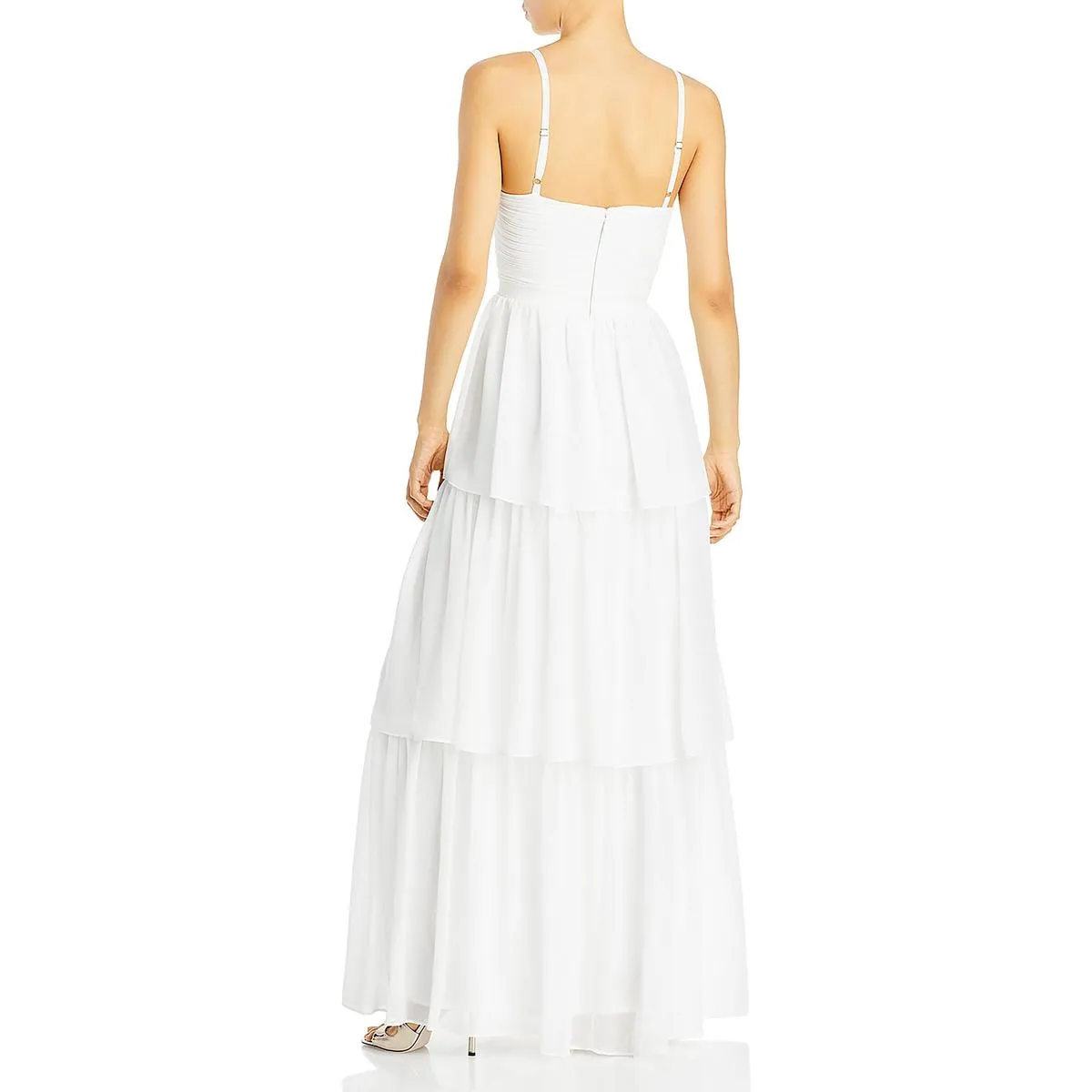 Best-Selling Womens Cut-Out Tiered Evening Dress  Last Chance!