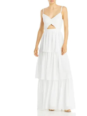 Best-Selling Womens Cut-Out Tiered Evening Dress  Last Chance!