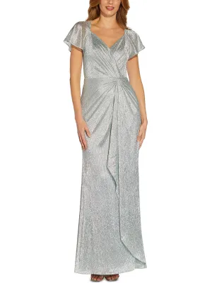 Best-Selling Womens Metallic Maxi Evening Dress  Going Fast!