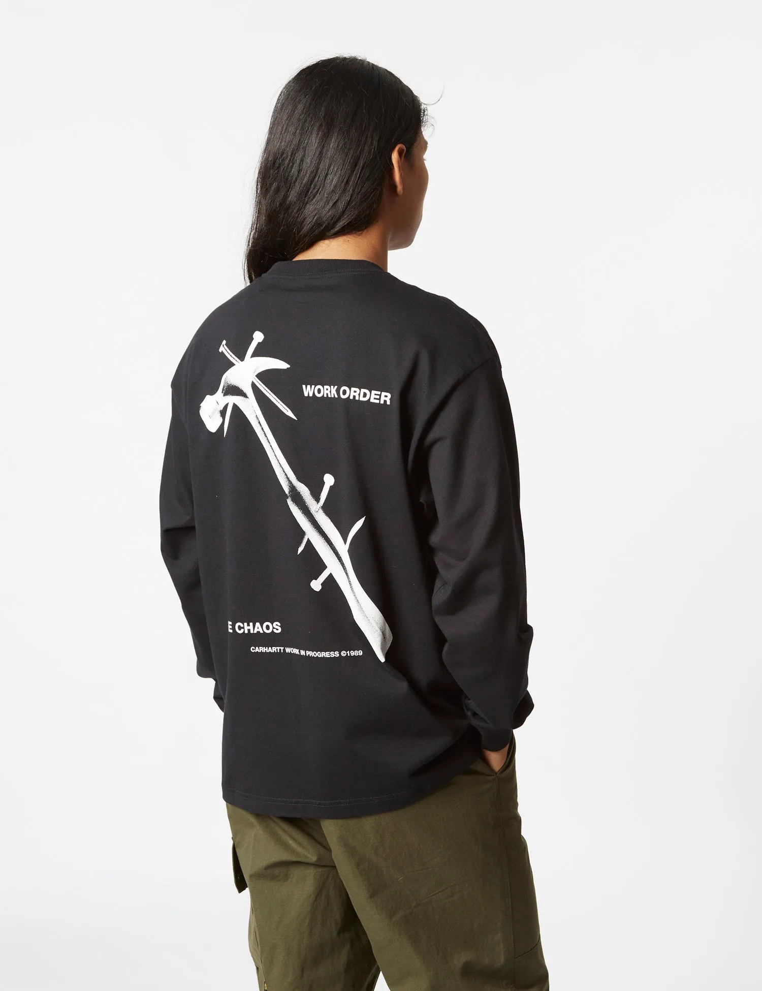 Bestseller Carhartt-WIP Reverse Hammer T-Shirt (Organic) - Black  Limited Stock!