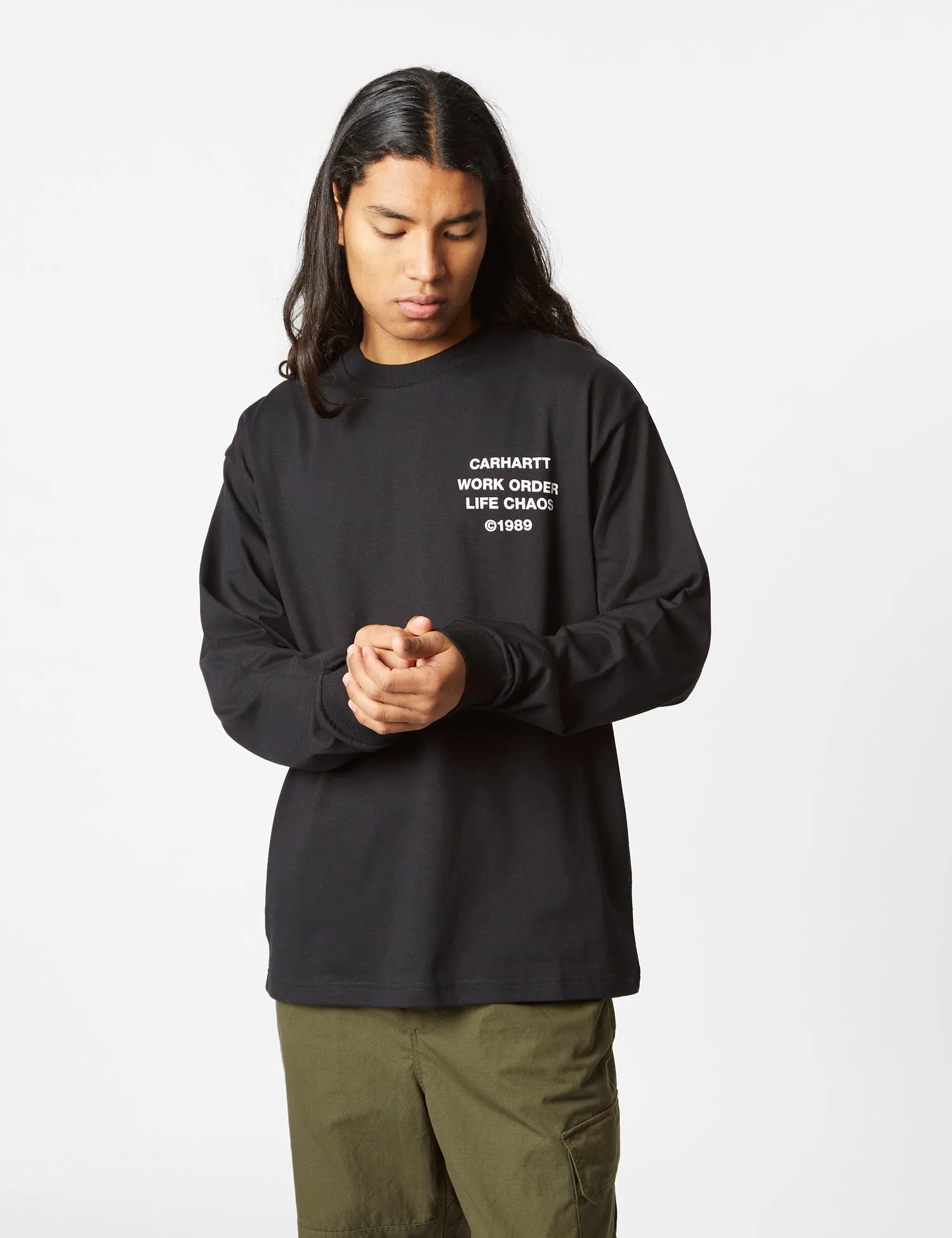 Bestseller Carhartt-WIP Reverse Hammer T-Shirt (Organic) - Black  Limited Stock!