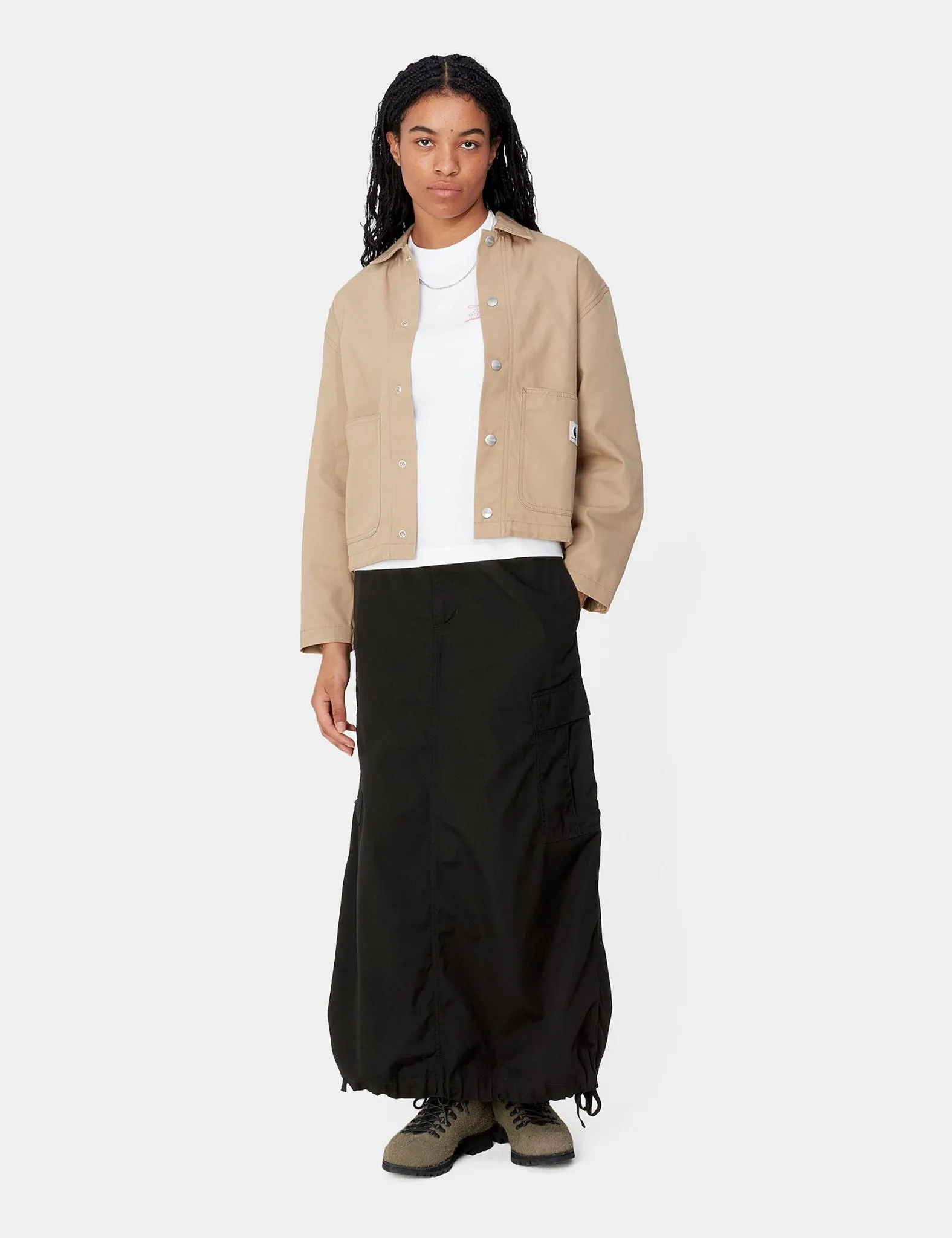 Bestseller Carhartt WIP Women's Cargo Skirt Long - Black  Last Chance!