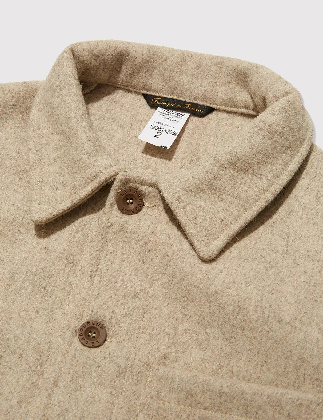 Bestseller Le Laboureur Burel Wool Work Jacket - Beige  Almost Gone!