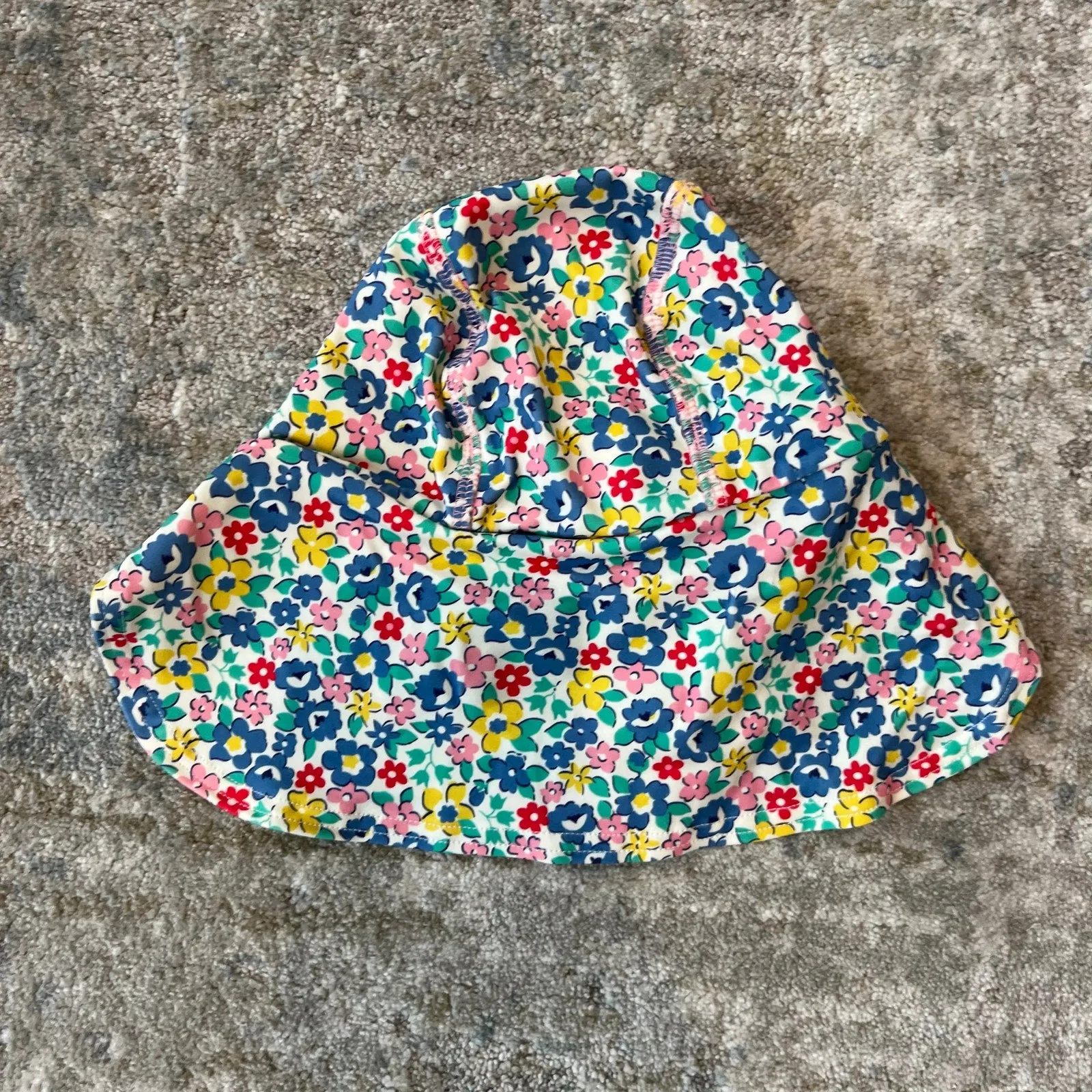 Bestseller Mini Boden Sun-safe Floral Swim Hat 6-12 Months  Last Chance!