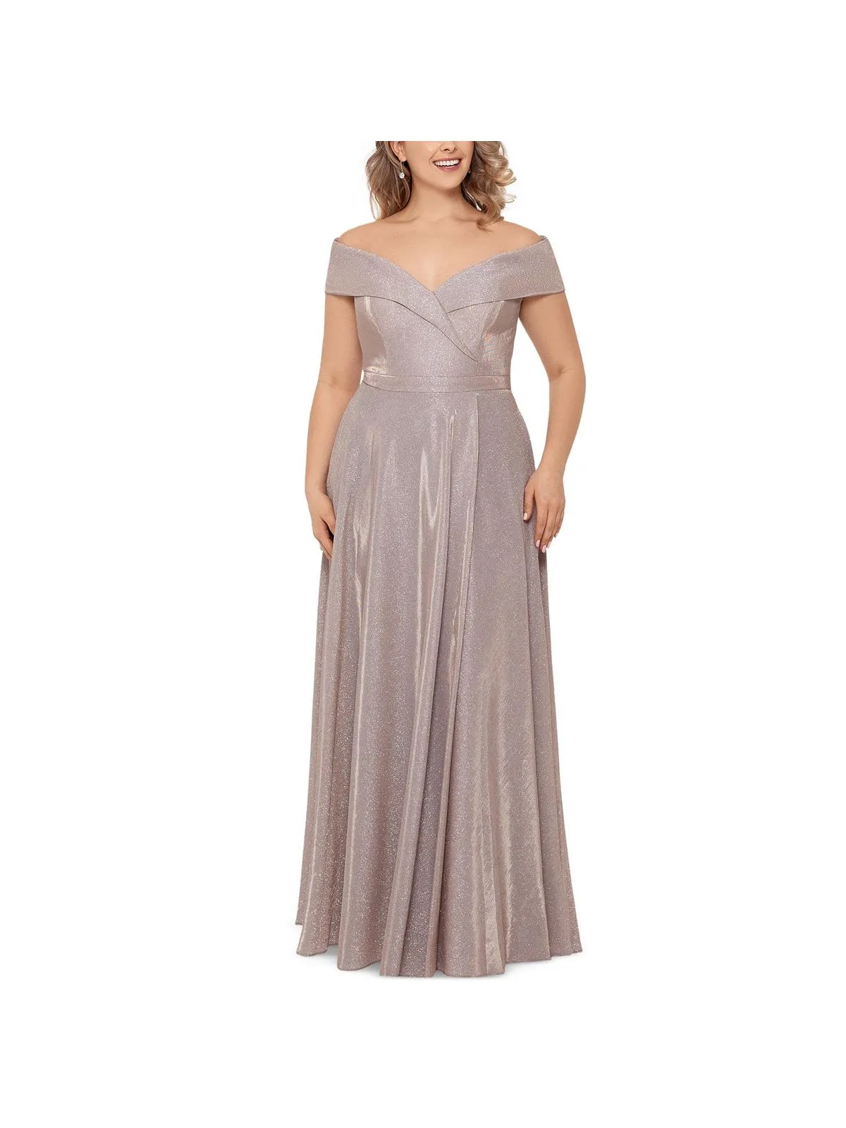 Bestseller Plus Womens Drapey Maxi Evening Dress  Limited Stock!