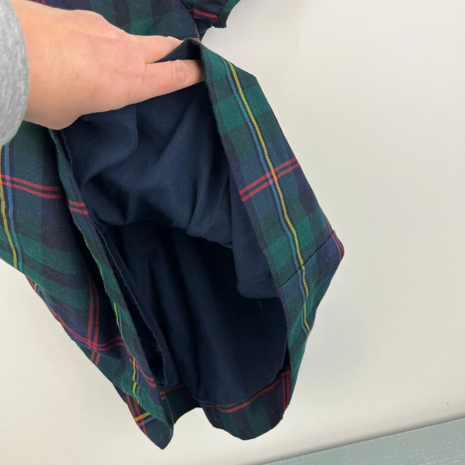 Bestseller The Beaufort Bonnet Company Cindy Lou Sash Dress Horse Trail Tartan 5  Almost Sold Out!