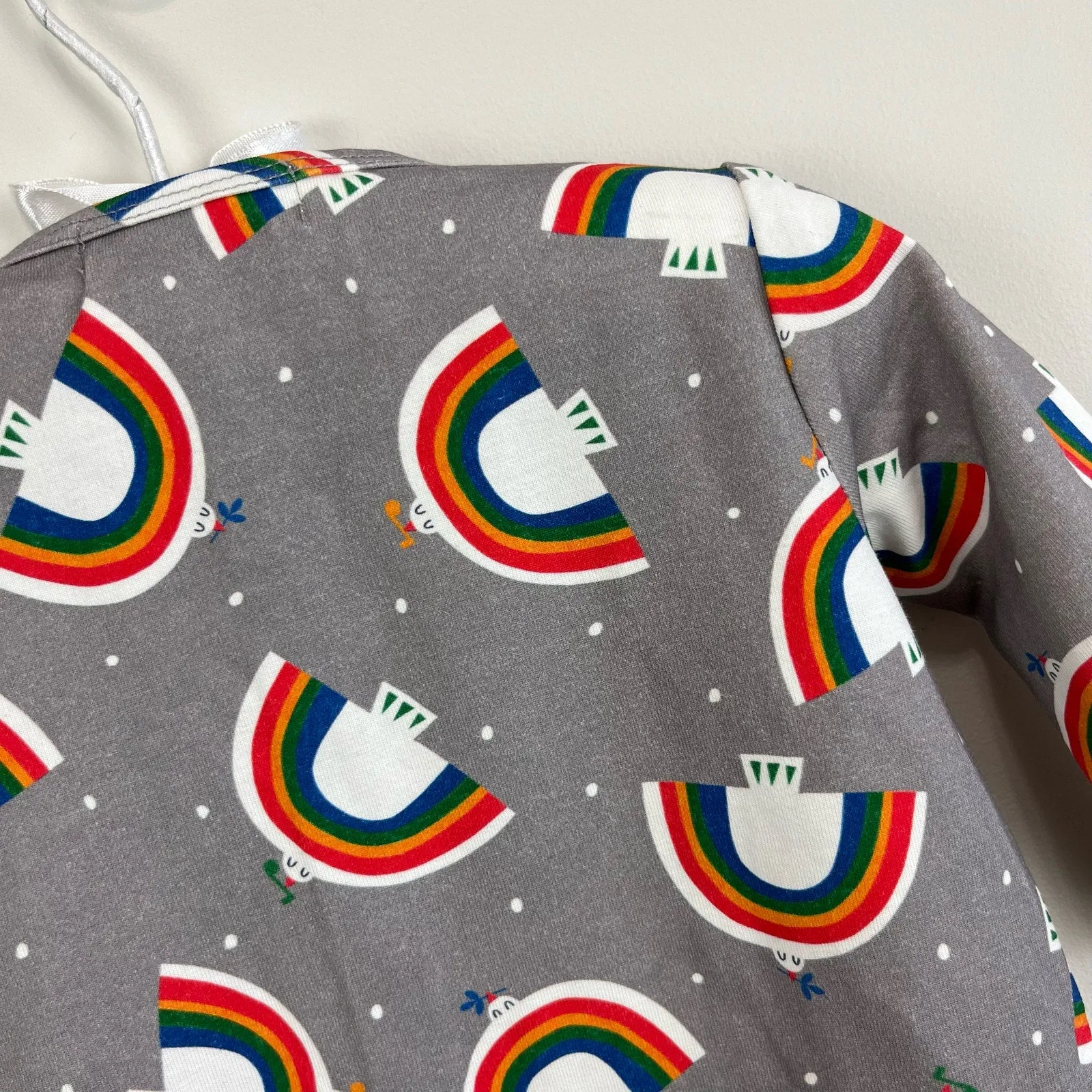 Bestseller The Bonnie Mob Baby Dreamer Sleepsuit Gray Dove 0-3 Months NWT  Limited Stock!
