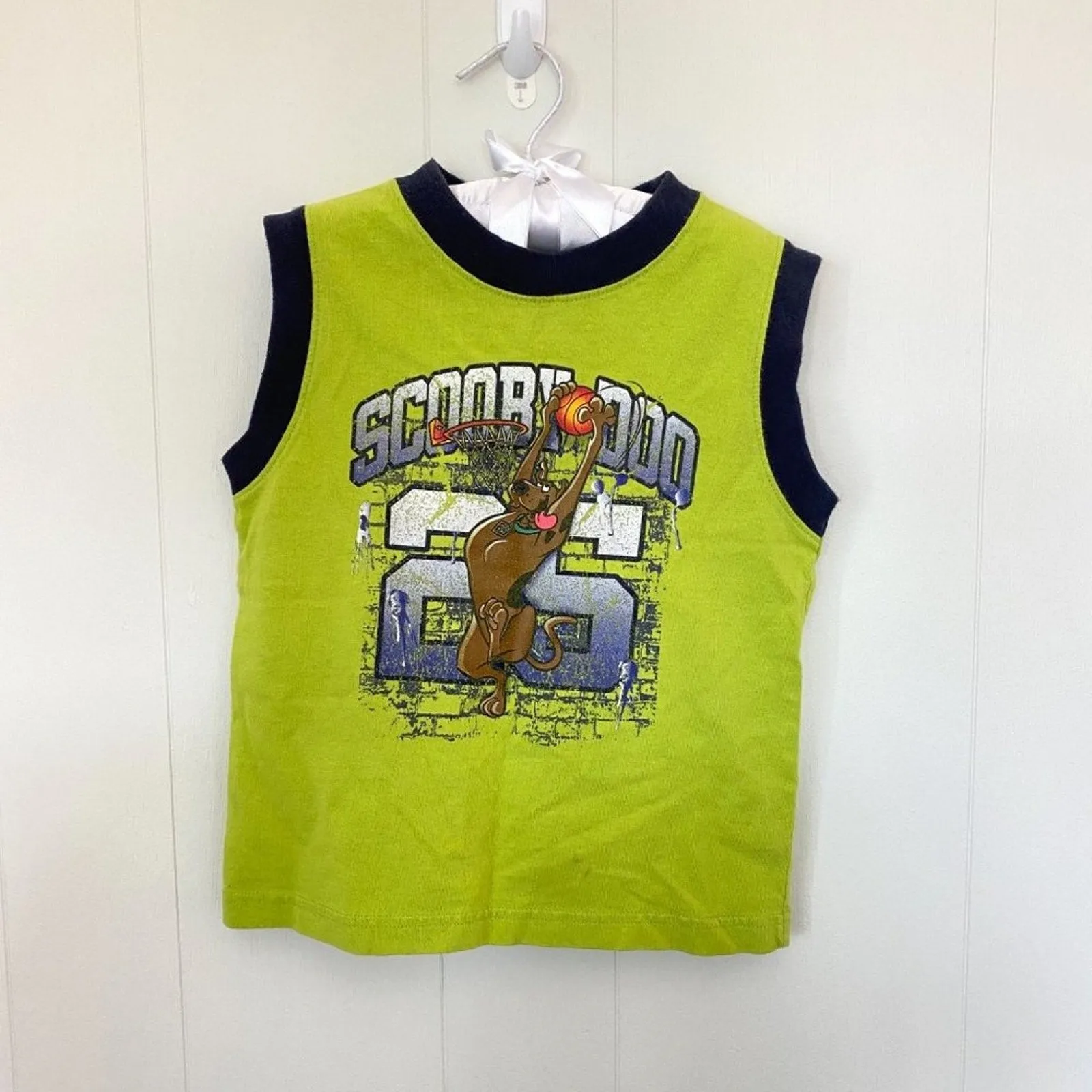 Bestseller Vintage Y2K Scooby Doo Basketball Tank Top 5T  Almost Sold Out!