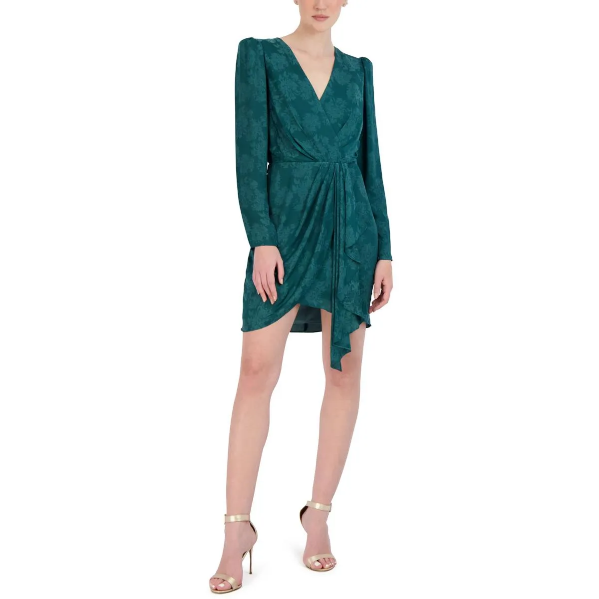 Bestseller Womens Faux Wrap Mini Cocktail and Party Dress  Limited Stock!