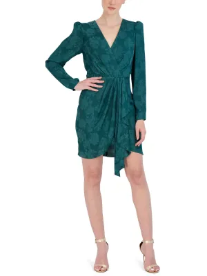 Bestseller Womens Faux Wrap Mini Cocktail and Party Dress  Limited Stock!
