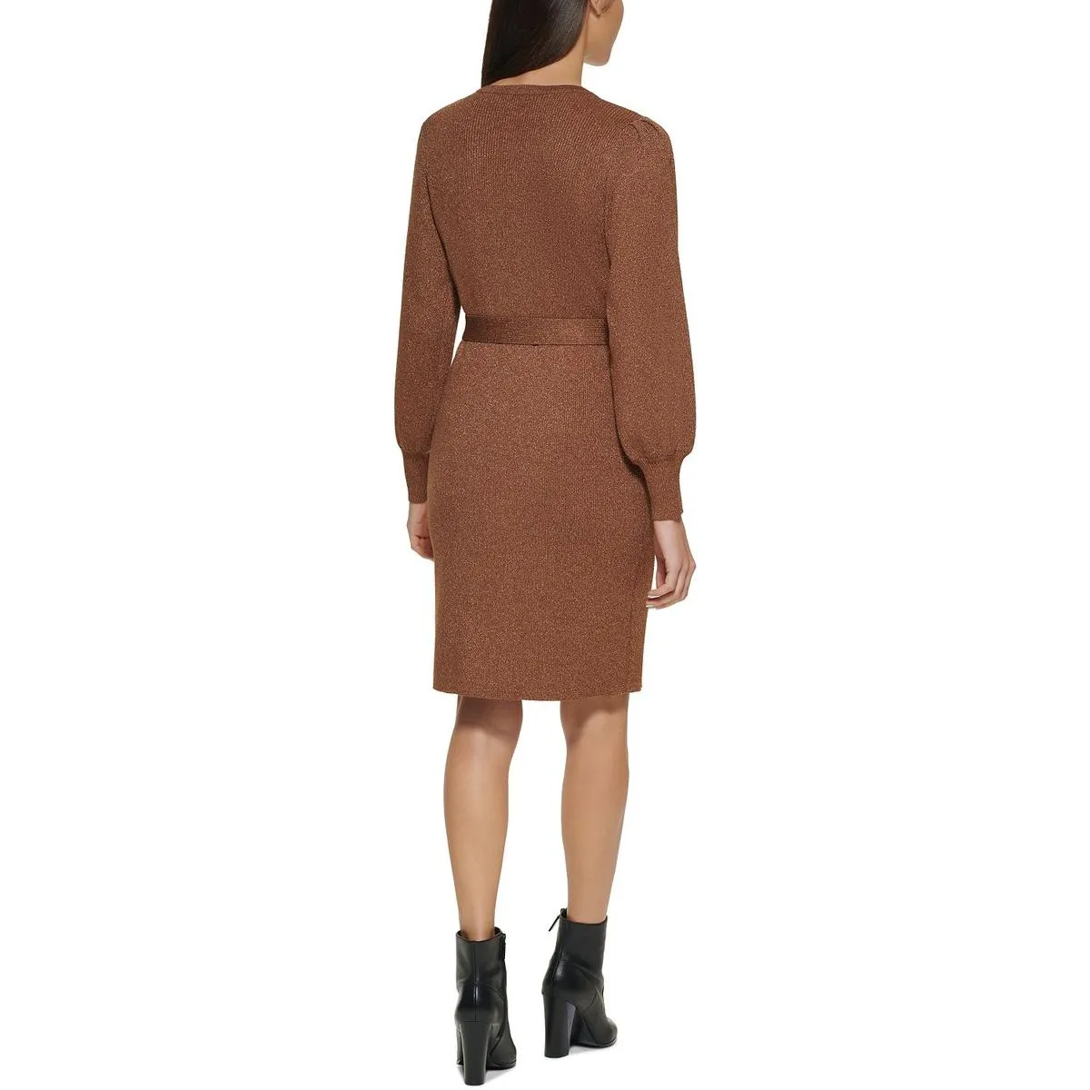 Bestseller Womens Metallic Midi Sweaterdress  Almost Gone!