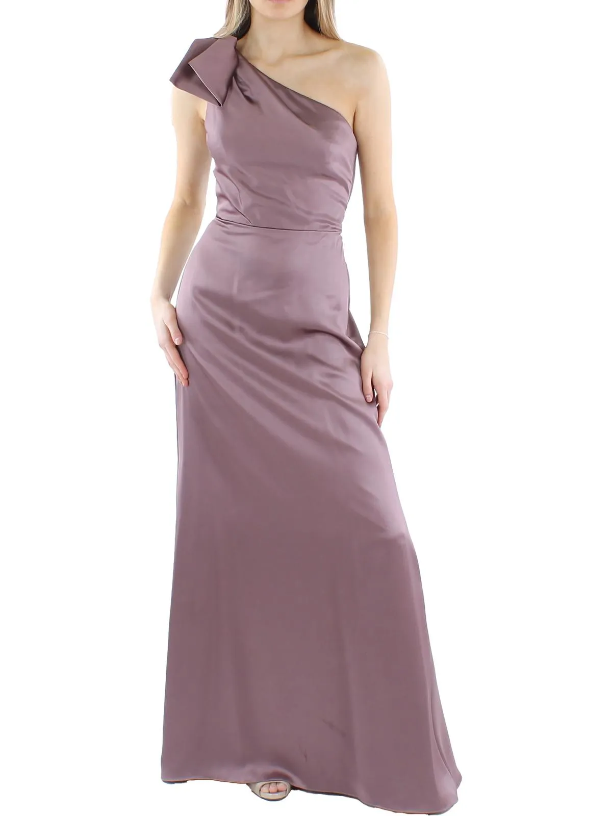 Bestseller Womens Satin A-Line Evening Dress  Stylish & Comfortable