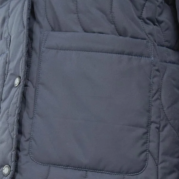 BestSelling Barbour Womens Barmouth Quilted Jacket Summer Navy  Today Only!