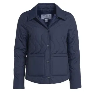BestSelling Barbour Womens Barmouth Quilted Jacket Summer Navy  Today Only!