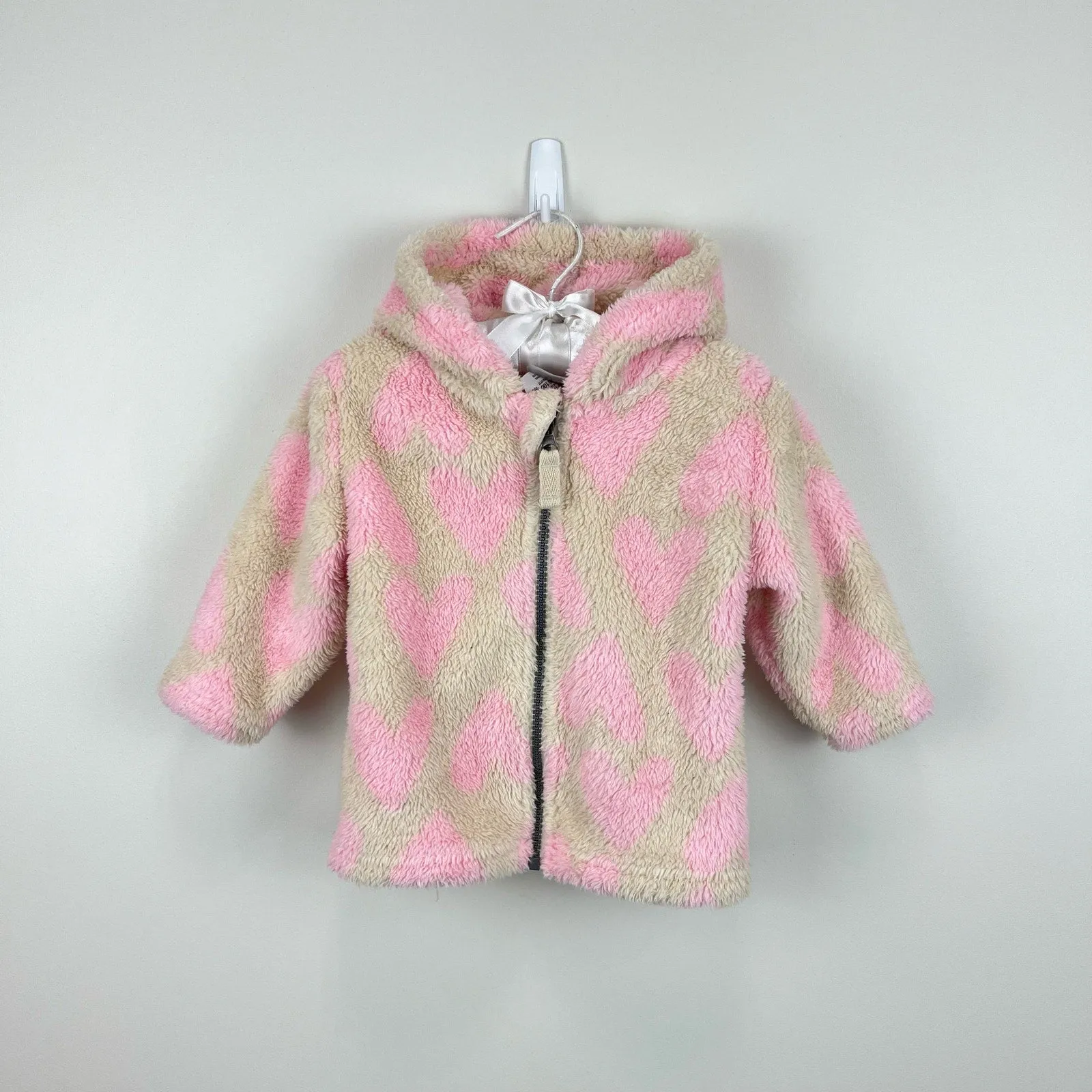 BestSelling Hanna Andersson Baby Marshmallow Jacket Light Oat Hearts 75 cm 12-18 Months  Today Only!
