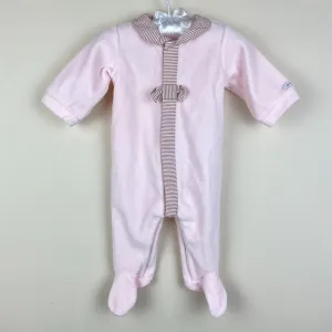 BestSelling Jacadi Paris Pink Velour Bow Footie 3 Months  Dont Miss Out!