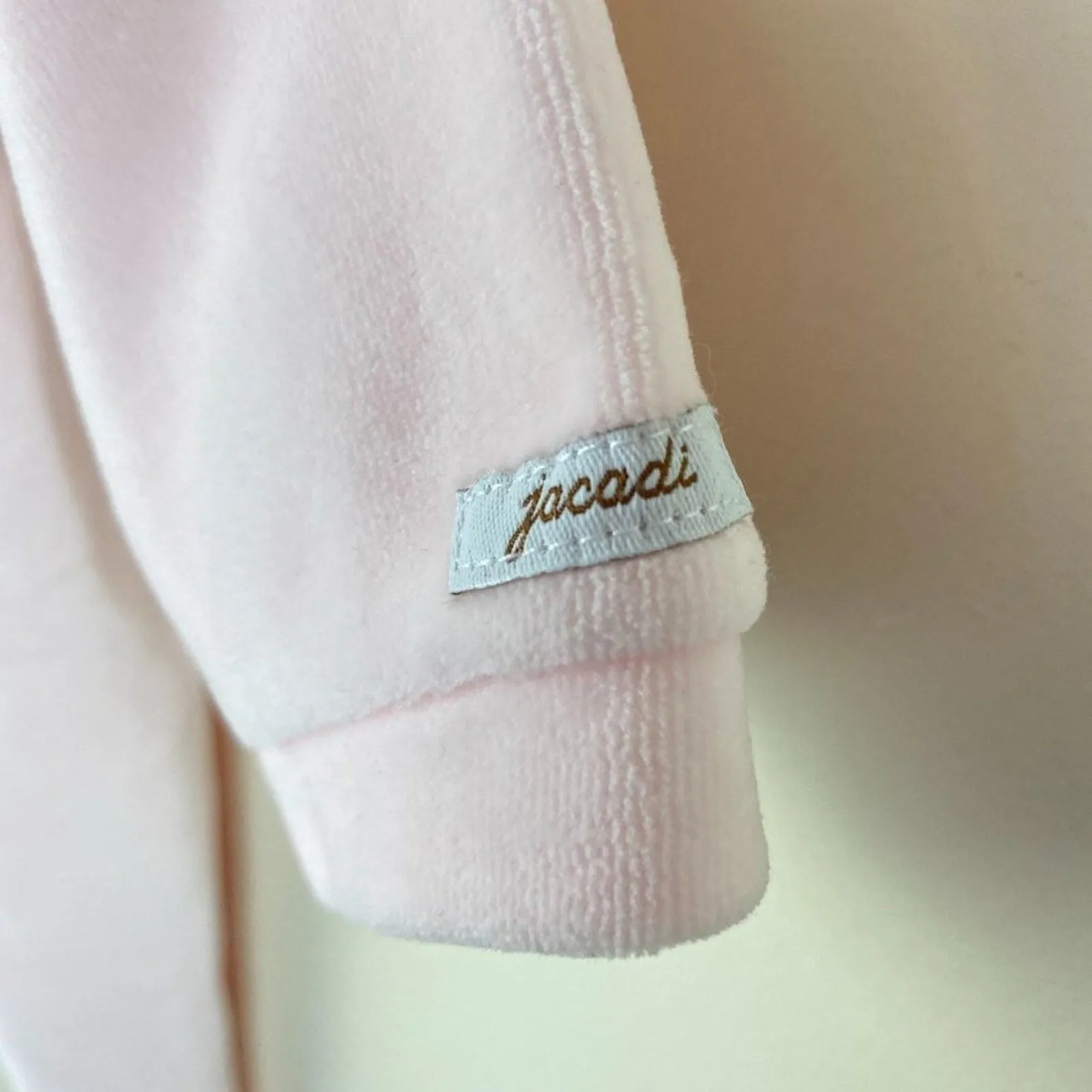 BestSelling Jacadi Paris Pink Velour Bow Footie 3 Months  Dont Miss Out!