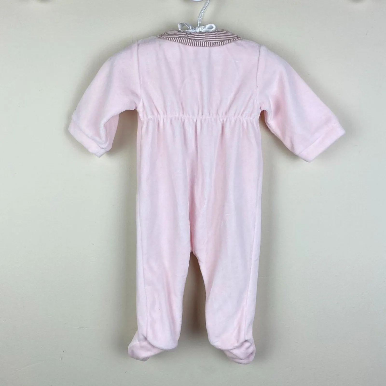 BestSelling Jacadi Paris Pink Velour Bow Footie 3 Months  Dont Miss Out!