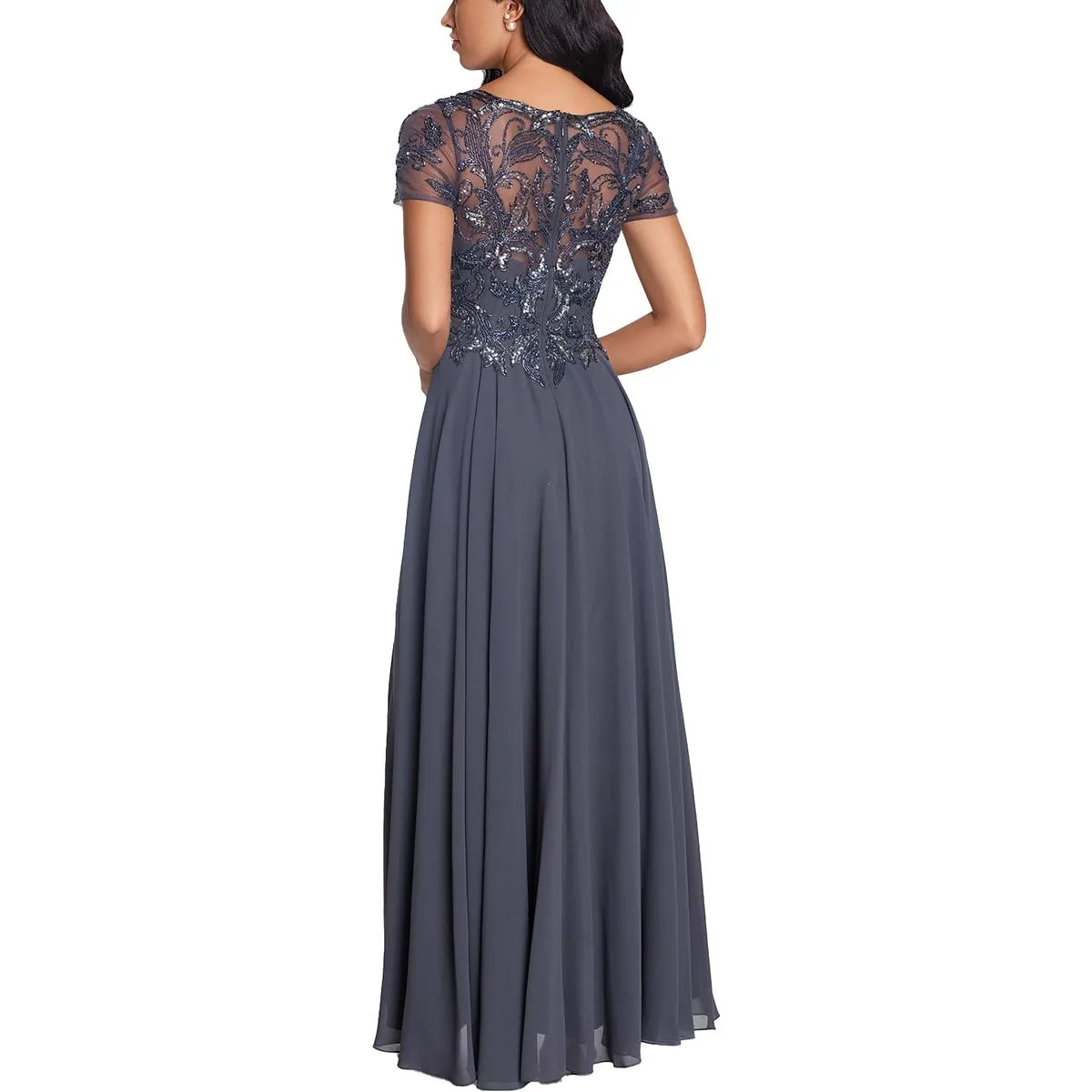 BestSelling Petites Womens Beaded Maxi Evening Dress  Dont Miss Out!