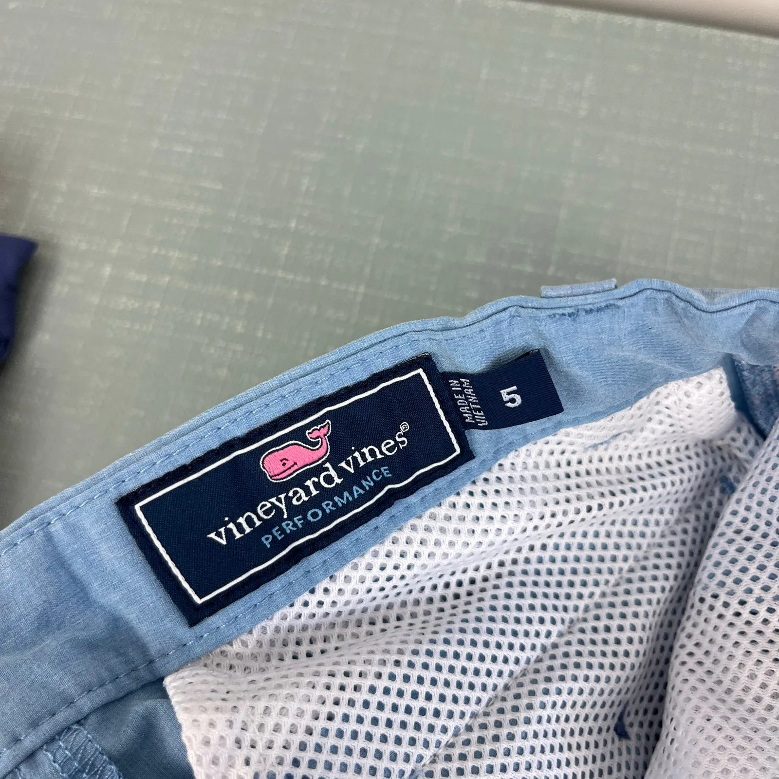 BestSelling Vineyard Vines Boys' Lightweight Performance Shorts Blue 5T  Limited Availability!