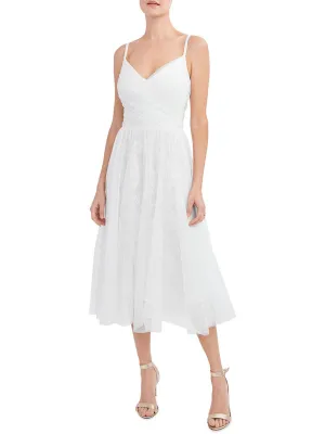 BestSelling Womens Lace Mid Calf Fit & Flare Dress  Almost Sold Out!