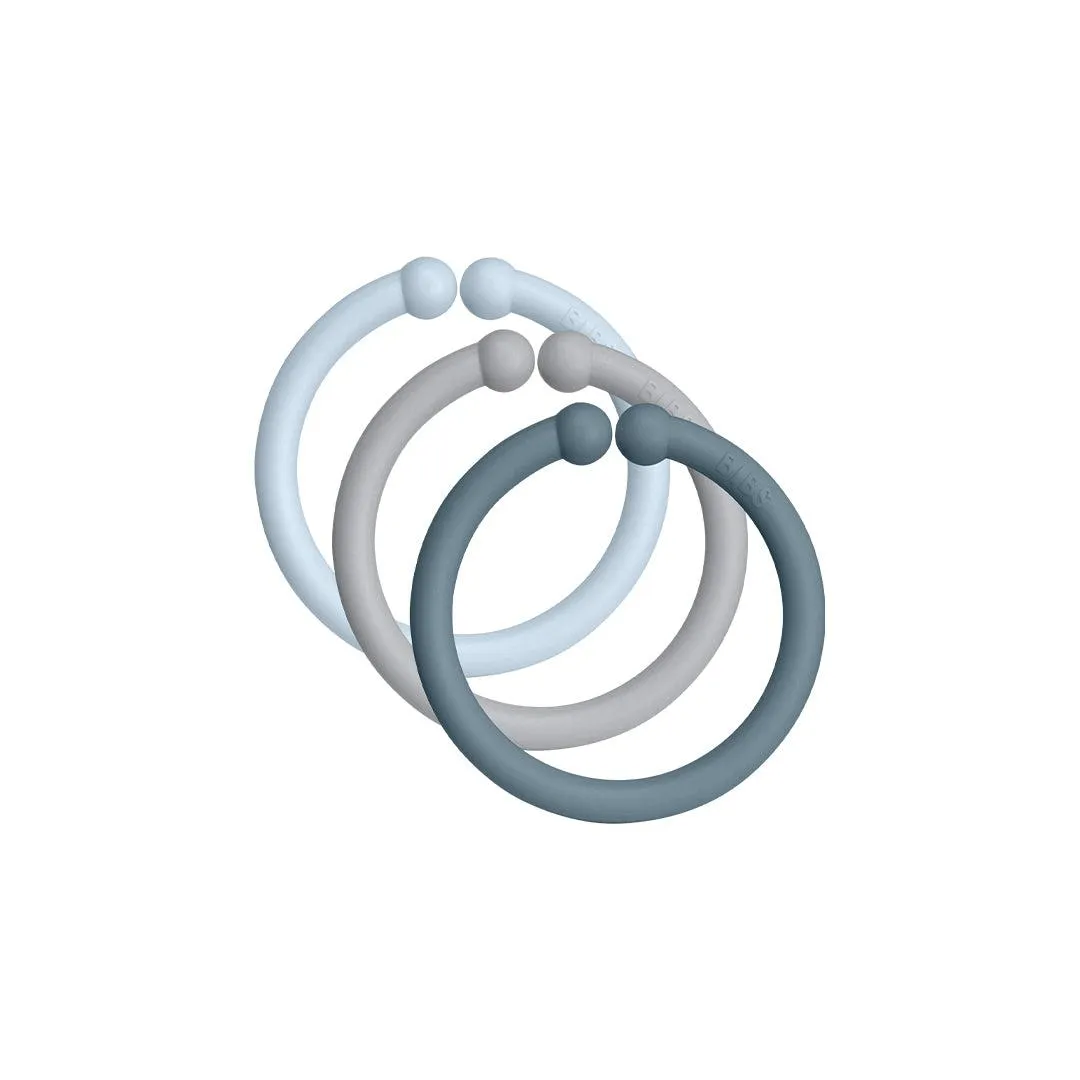 BIBS Loops - Baby Blue / Cloud / Petrol - 12 Pack