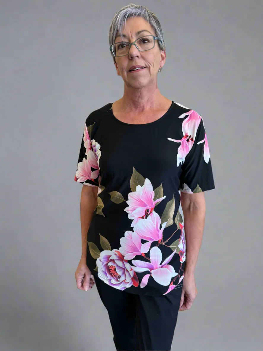 Bittermoon - Lucy Top - T8024 - Peonie - 50% Off - 1 x 20 left