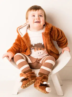 Blade & Rose Neutral Hamish Highland Cow Hoodie