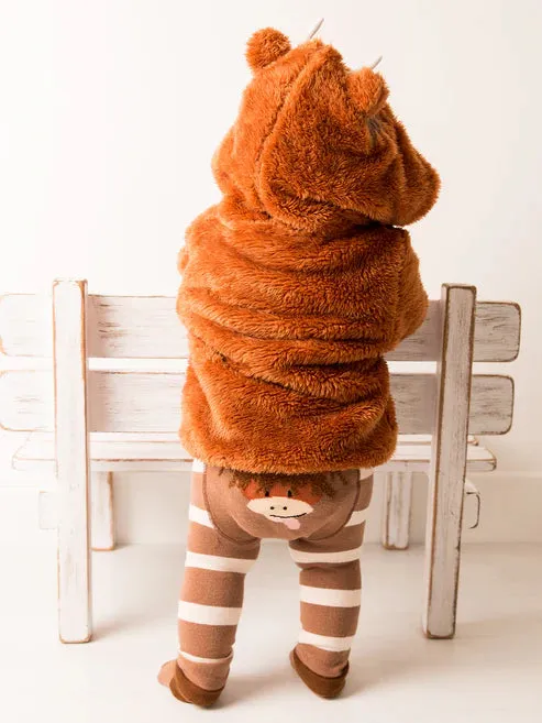 Blade & Rose Neutral Hamish Highland Cow Hoodie
