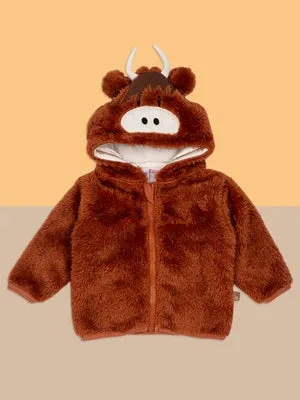 Blade & Rose Neutral Hamish Highland Cow Hoodie