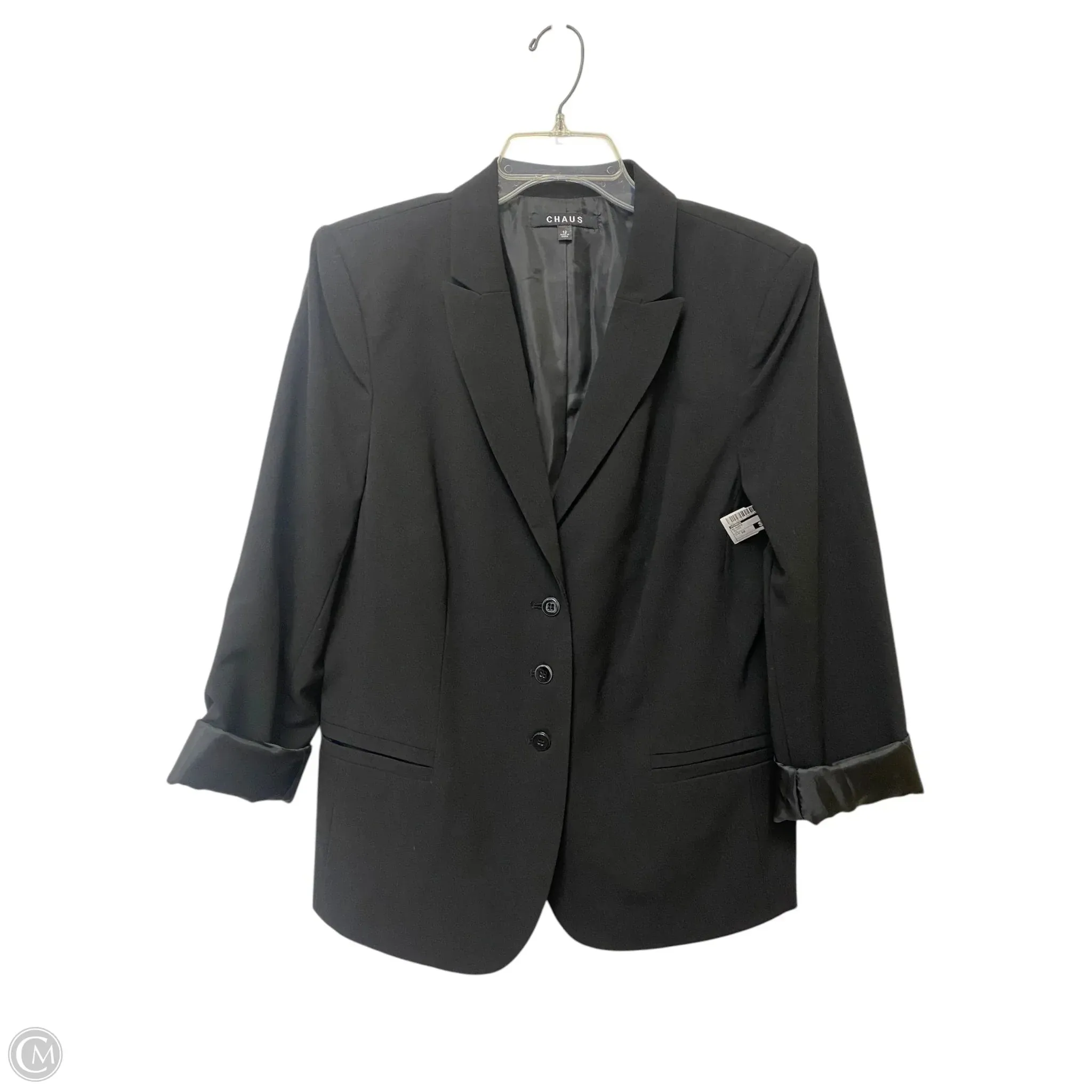 Blazer By Chaus In Black, Size: 12