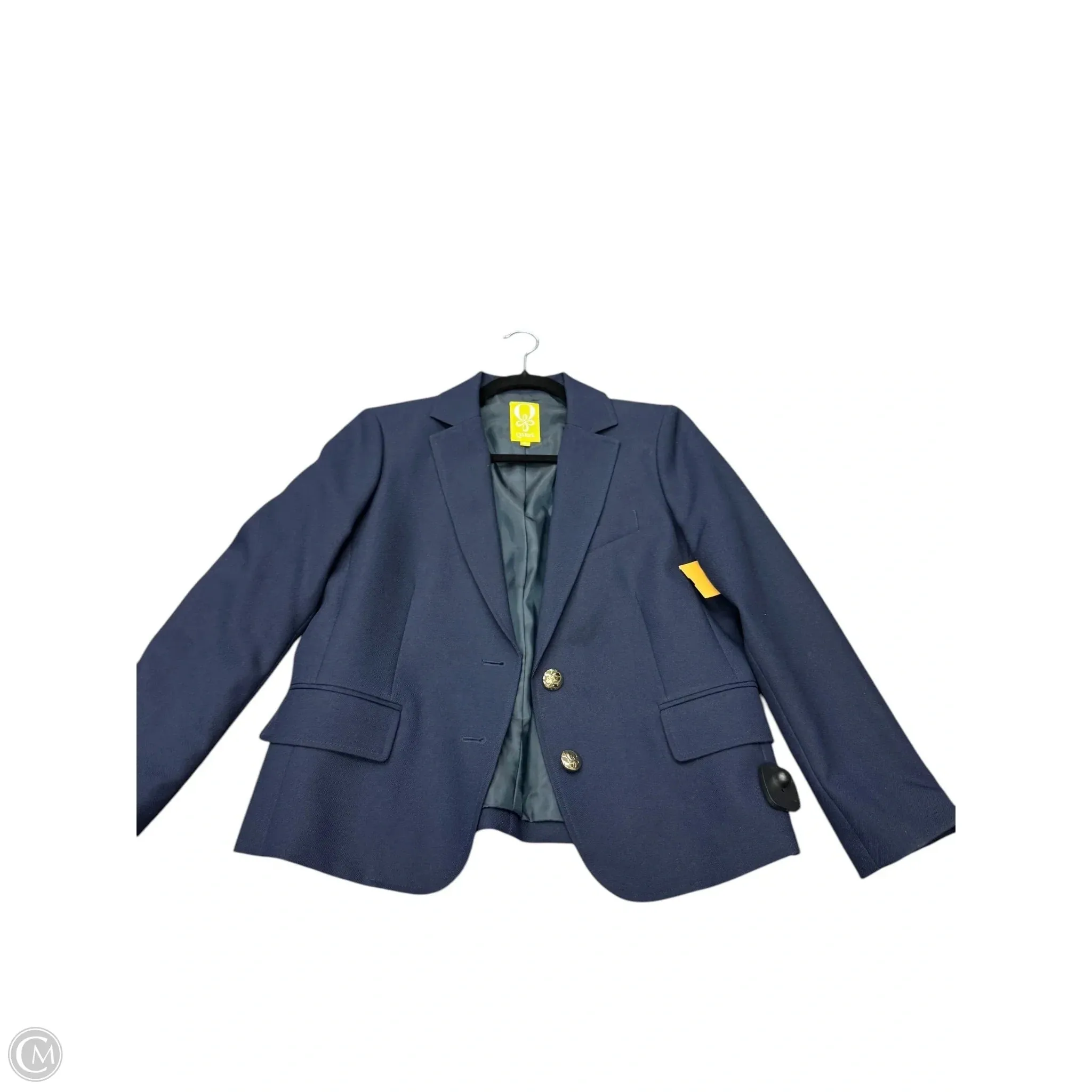 Blazer By Clothes Mentor In Navy, Size: L