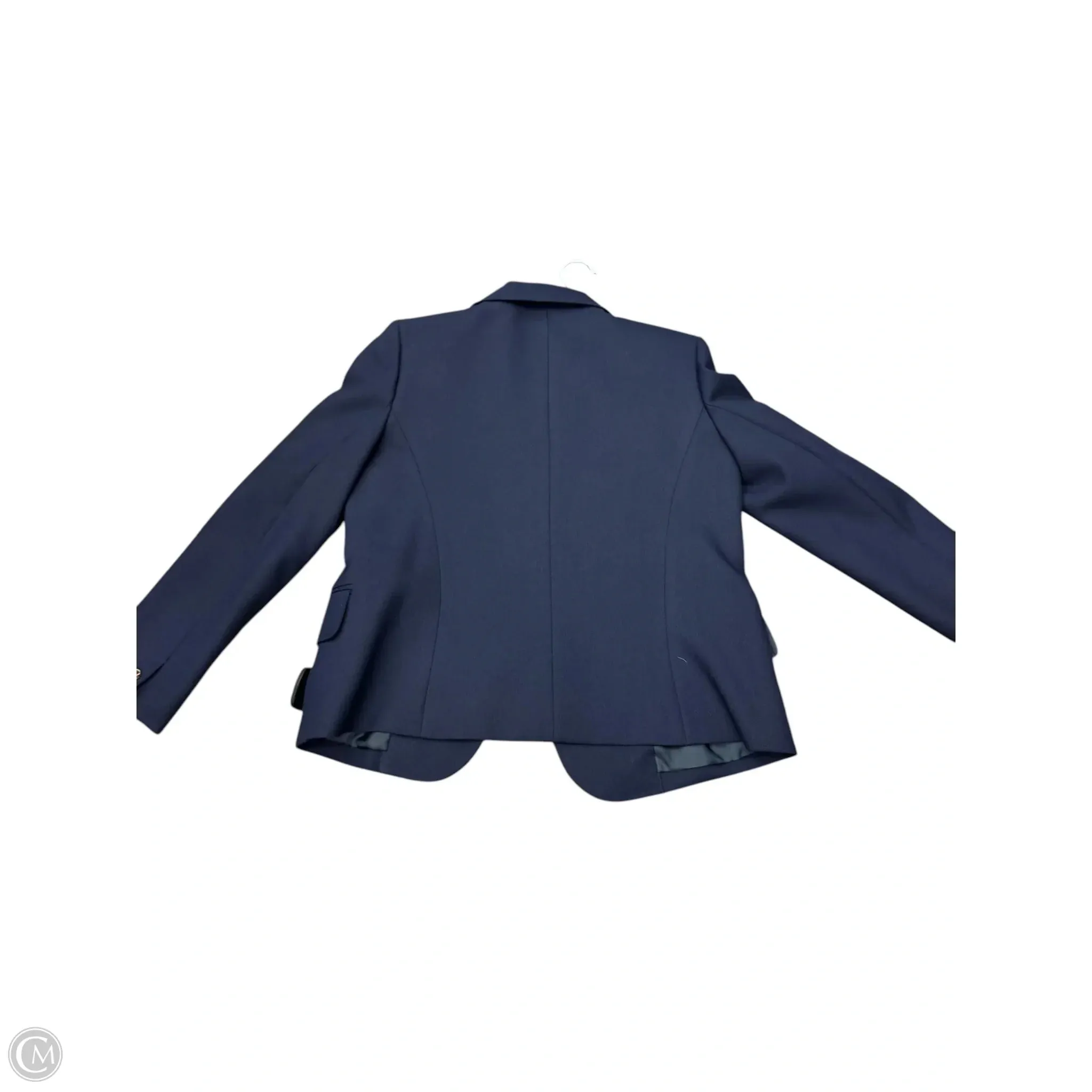 Blazer By Clothes Mentor In Navy, Size: L