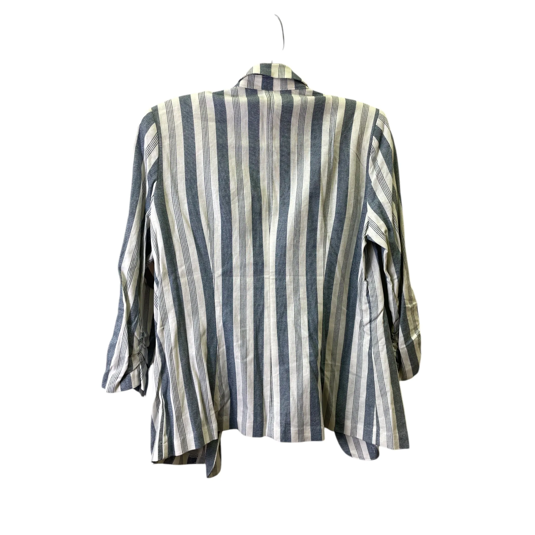 Blazer By New York Clothing Co. In Blue & White, Size:M