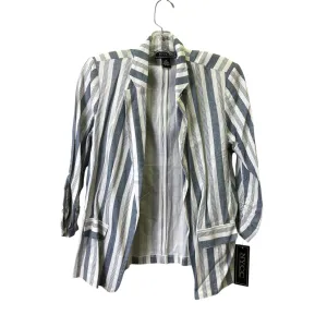 Blazer By New York Clothing Co. In Blue & White, Size:M