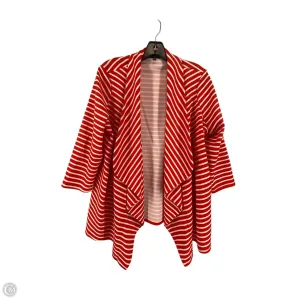 Blazer By Slinky Brand In Striped Pattern, Size: L