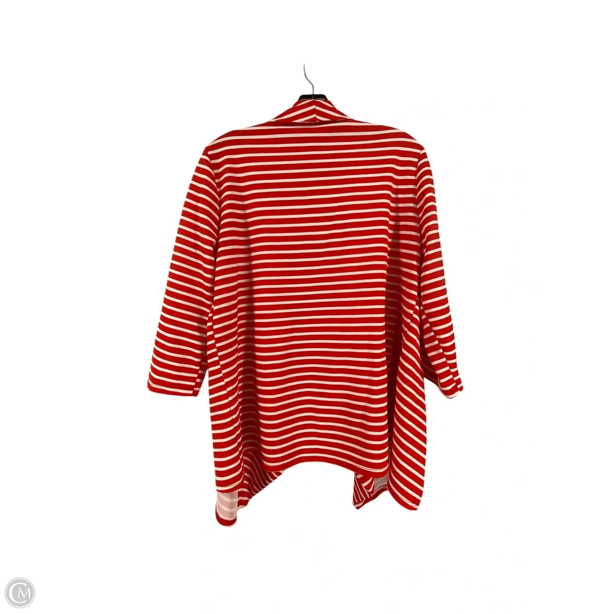 Blazer By Slinky Brand In Striped Pattern, Size: L