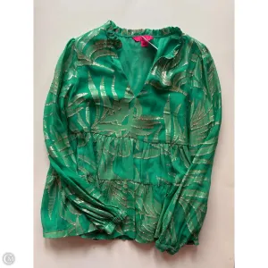 Blouse Designer By Lilly Pulitzer In Green, Size: S