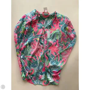 Blouse Designer By Lilly Pulitzer In Multi-colored, Size: Xs