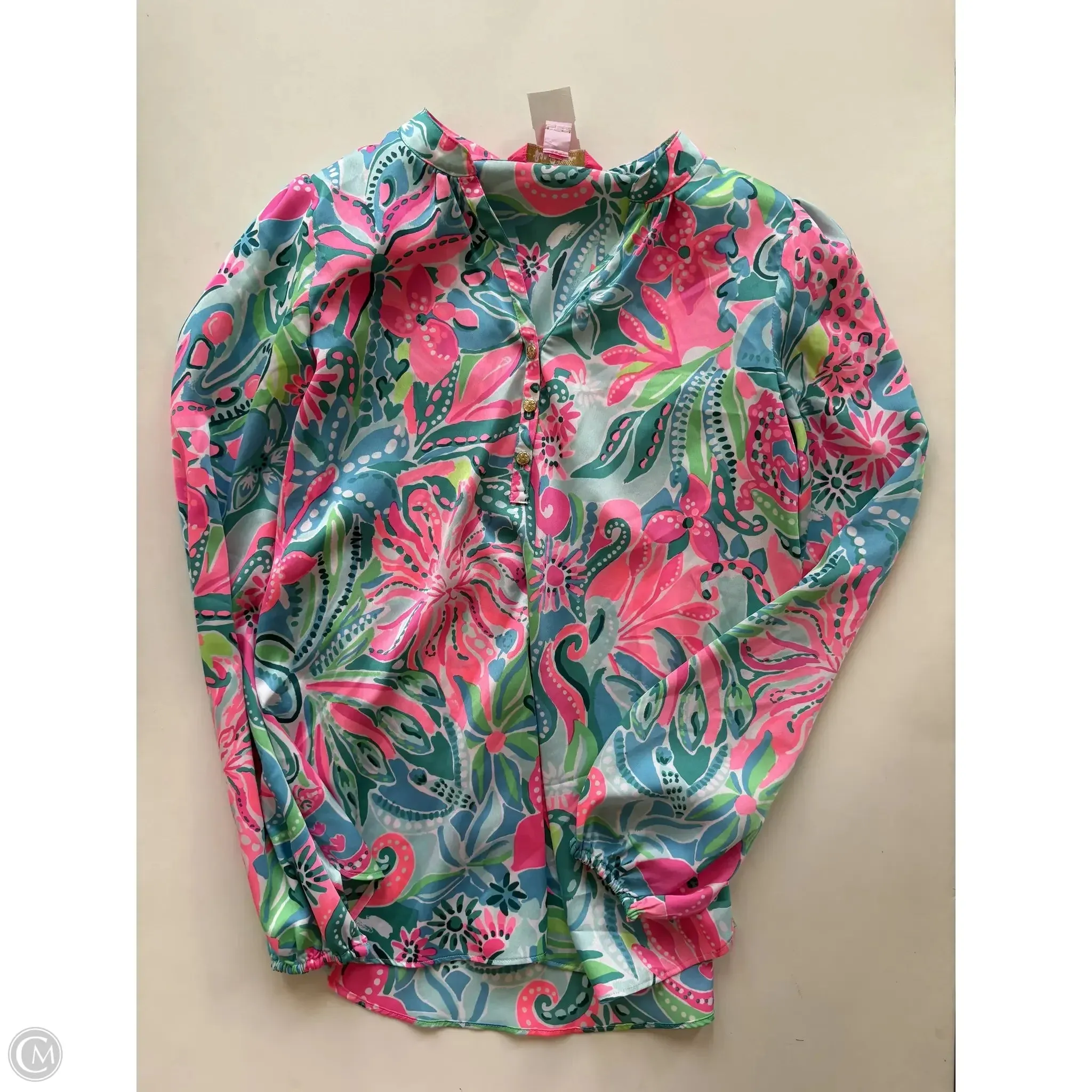 Blouse Designer By Lilly Pulitzer In Multi-colored, Size: Xs
