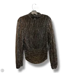 Blouse Long Sleeve By Bailey 44 In Bronze, Size: S