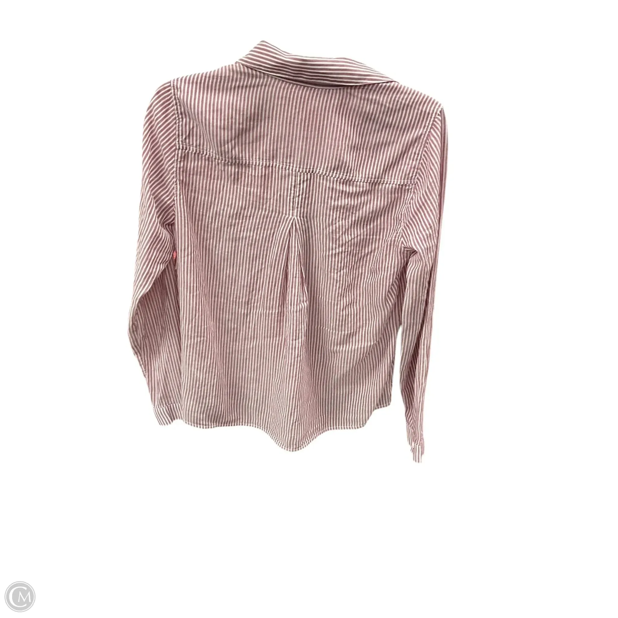Blouse Long Sleeve By Cloth & Stone In Striped Pattern, Size: Xs
