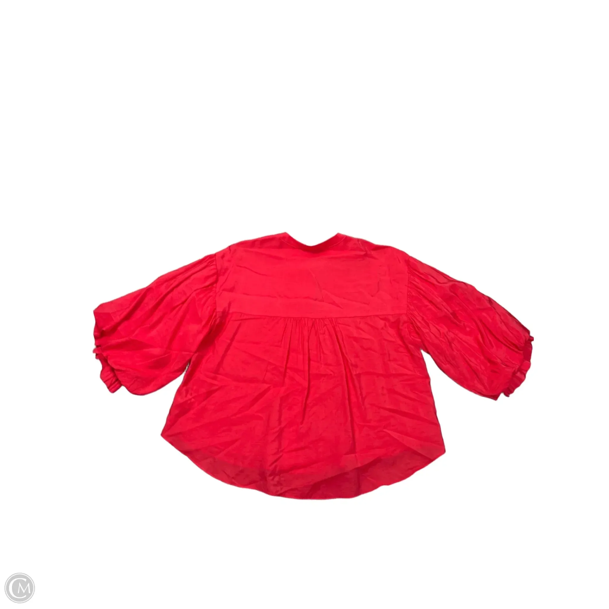 Blouse Long Sleeve By Fate In Red, Size: L