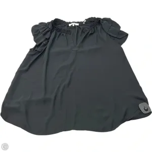 Blouse Short Sleeve By Lark & ro In Black, Size: L