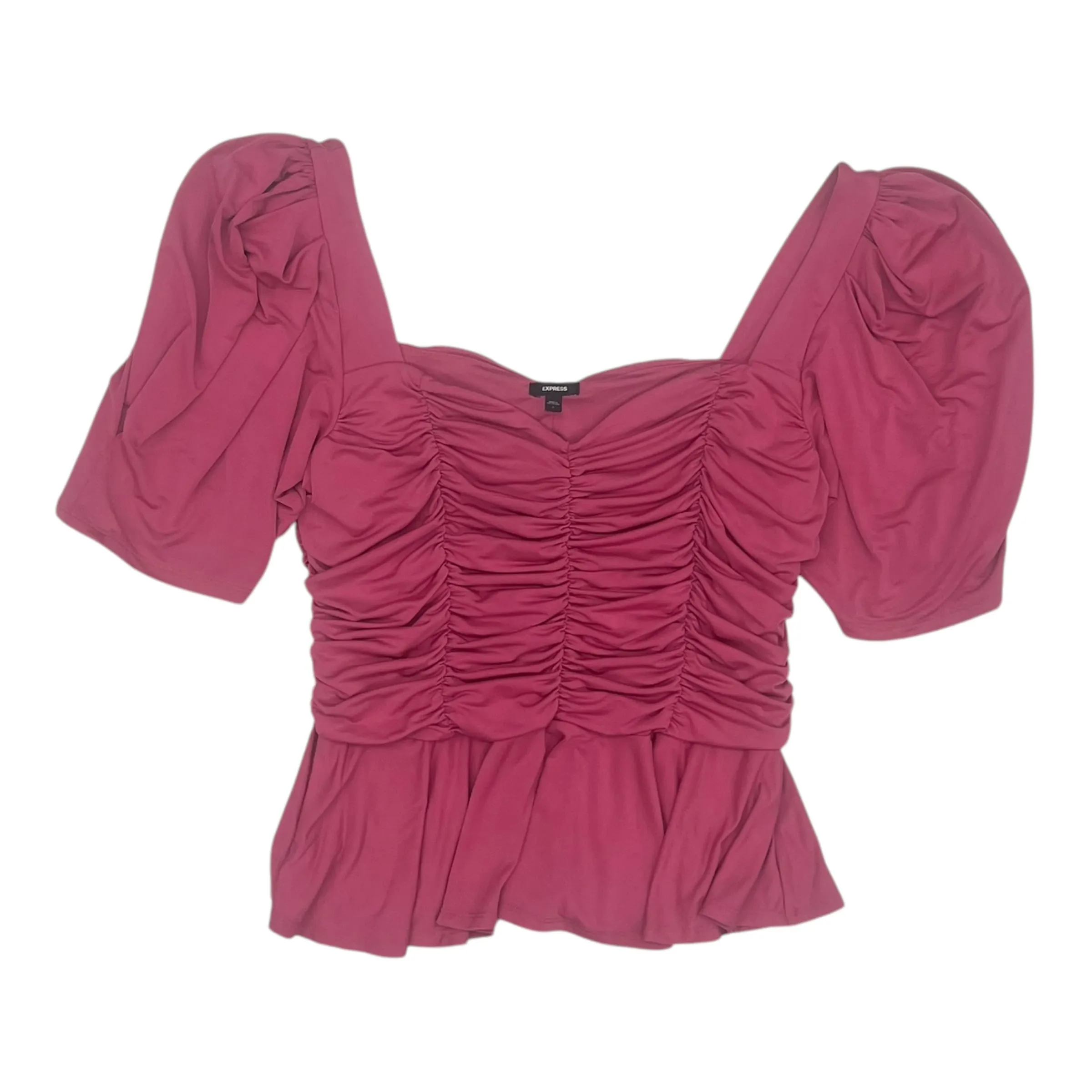 BLOUSE SS by EXPRESS In PINK, Size: L