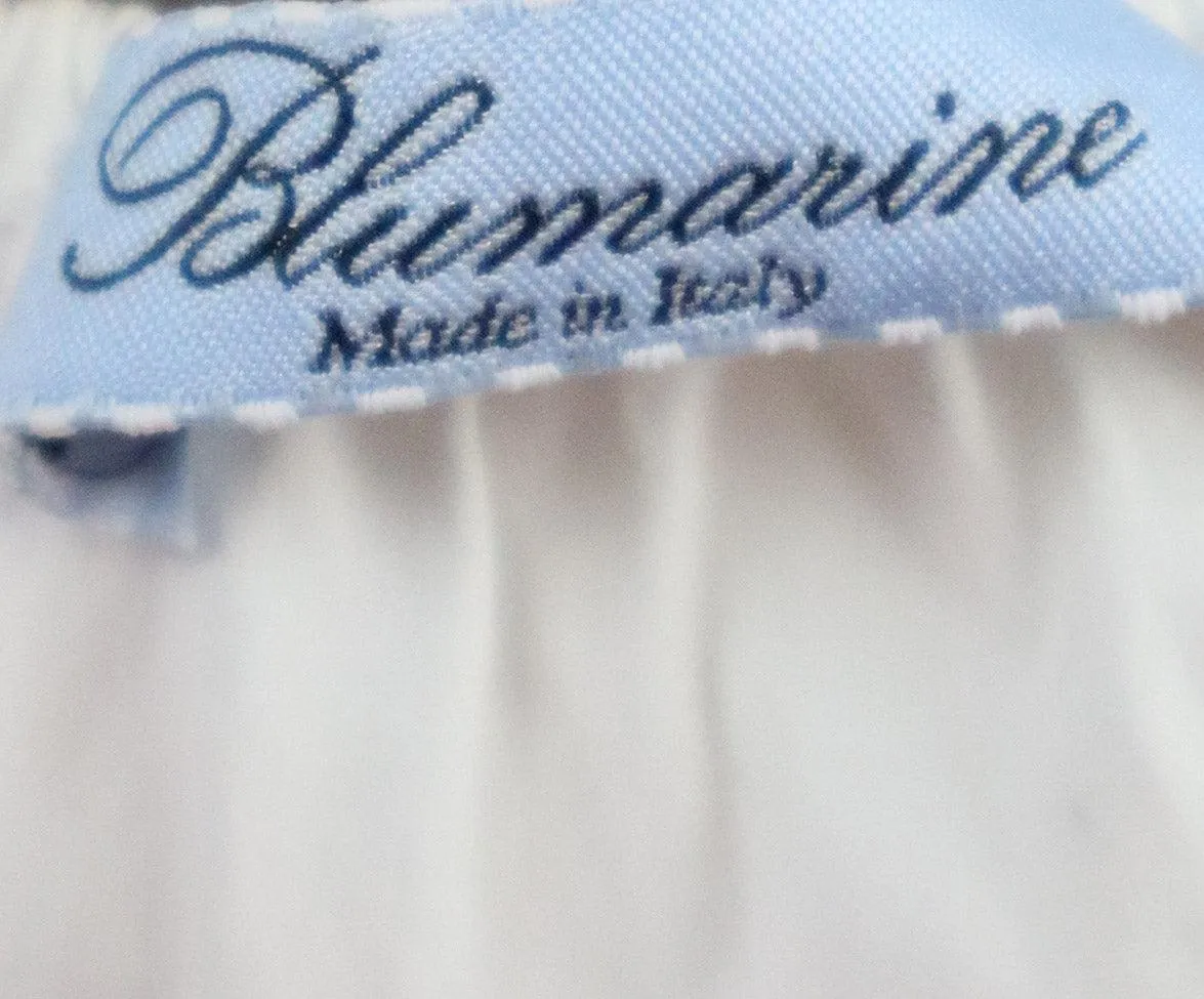 Blumarine White Cotton Top sz 0