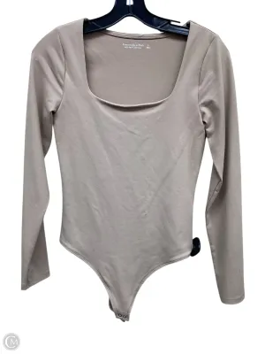 Bodysuit By Abercrombie And Fitch In Tan, Size: S